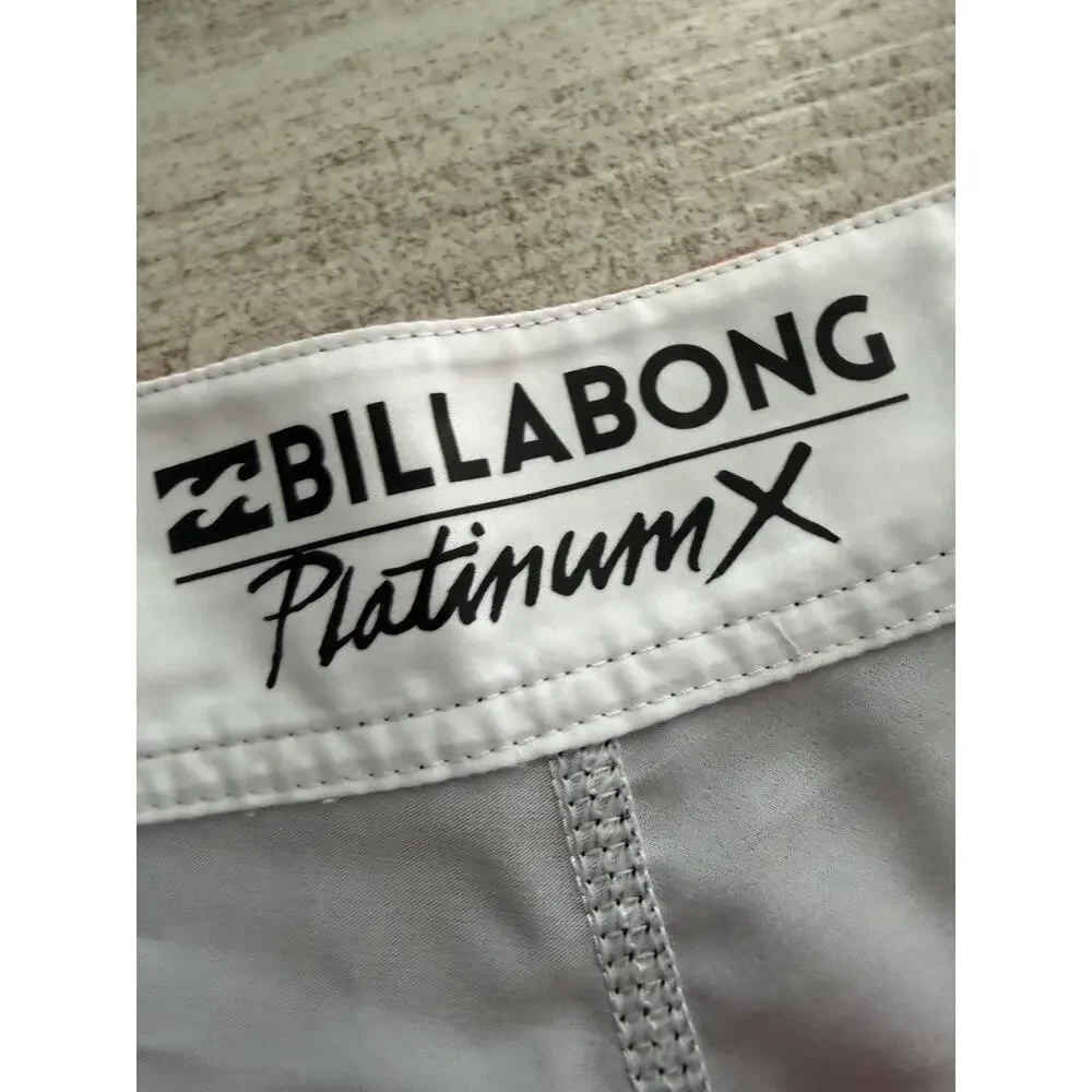 Billabong Board Shorts Mens 31 Colorful Platinum X Pocket Trunks Surf Swim Med